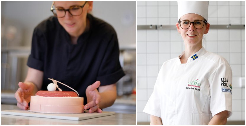 Carolina Filipson från Strömstad tävlar i Årets Konditor som pågår just nu.  
