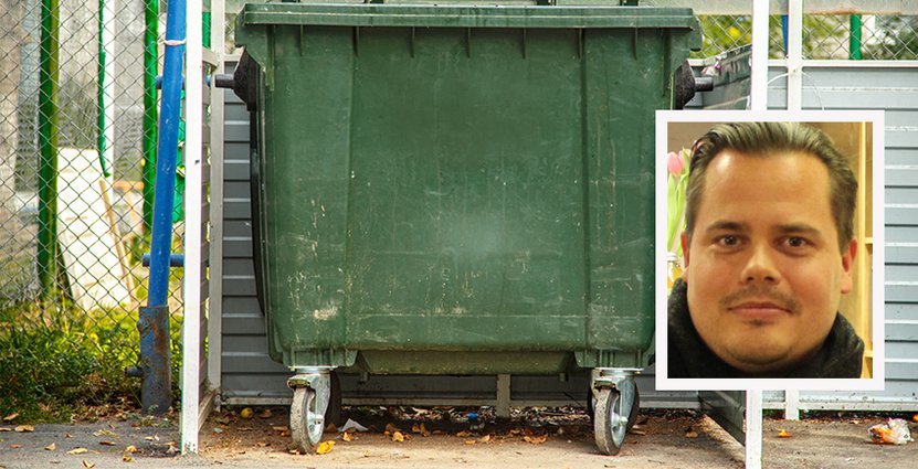: ”Bäst vore om vi slapp sopmonopolet. Då skulle vi kunna ställa krav och ha möjlighet att byta leverantör, när det inte fungerar”, säger Mikael Sköldmark, vice vd på Panini Internazionale.  