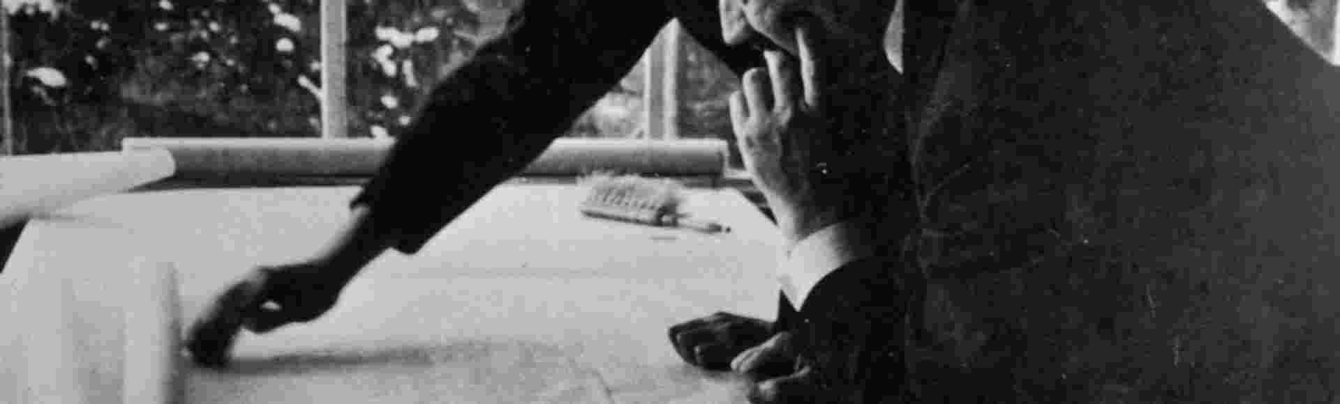 German dictator Adolph Hitler and architect Albert Speer, Minister of Armaments, Germany 1930s