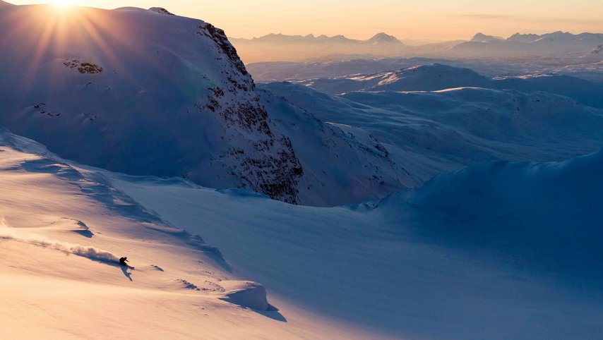 Topptur i Kirunafjällen