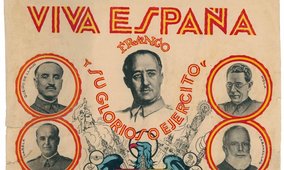 A pro-Franco propaganda poster from the Spanish Civil War.
