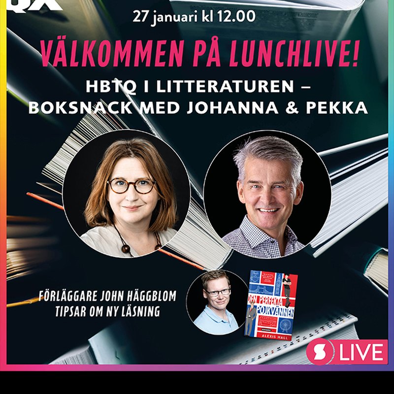 HBTQ i litteraturen med SelmaStories och QX