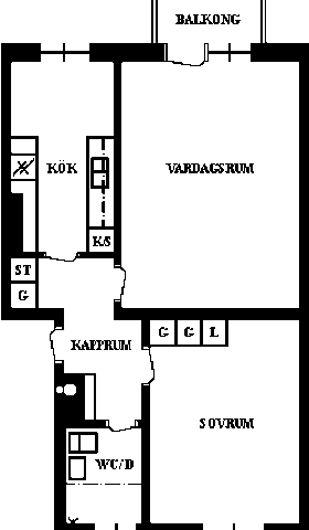 PlanlösningTuvgränd 7 B