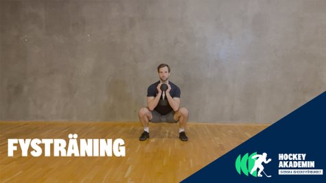 Fysövning: Goblet squat