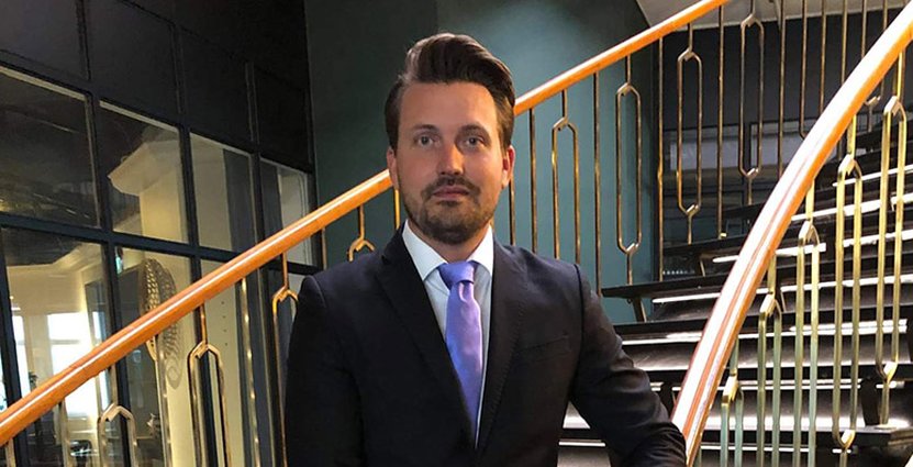 Alexander Hagring, Försäljningsdirektör på Elite Hotels, är positiv till samarbetet med Svenska Padelförbundet. Foto: Rikard Bergius