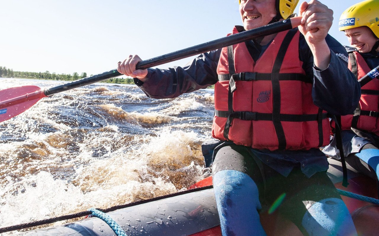 rafting in kukkola rapids