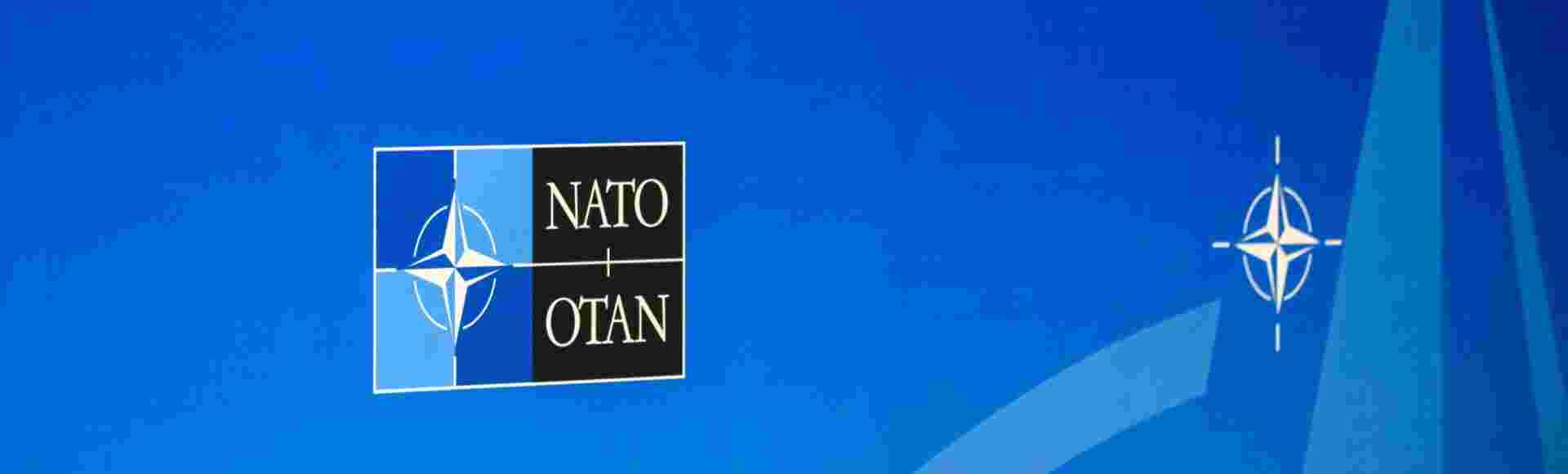 The NATO logo.