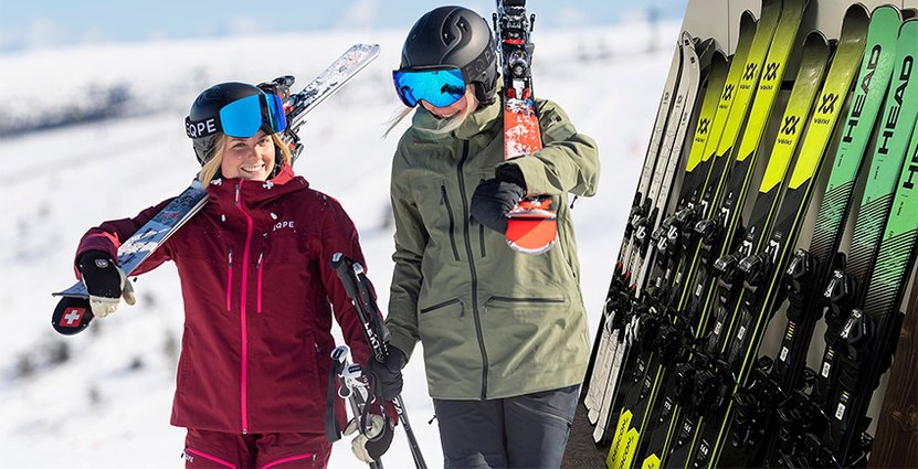 Intresset har varit stort när SkiStar nu satsar på begagnad skidutrustning. Foto: SkiStar