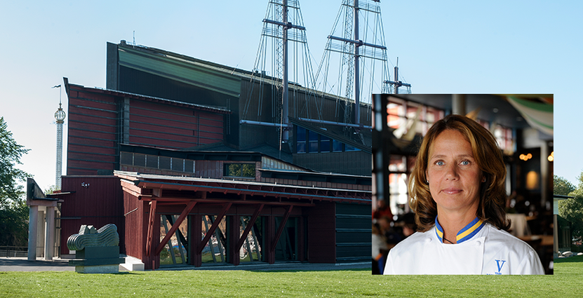 Lotta Dracke, vd för Vasamuseets restaurang, berättar att de i somras hade 59 procent av besöksantalet före pandemin.  