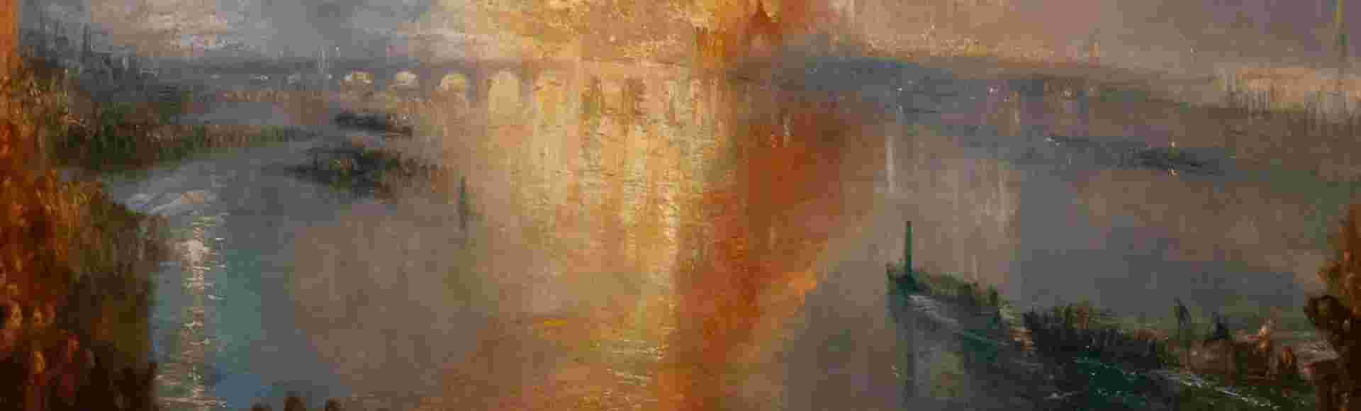 The Burning of the House of Lords and Commons, by JMW Turner.