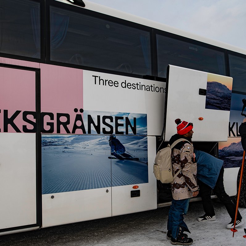 skidbusstransfer Arctic Skibus