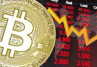 Bitcoin price dropped $768 in just one hour