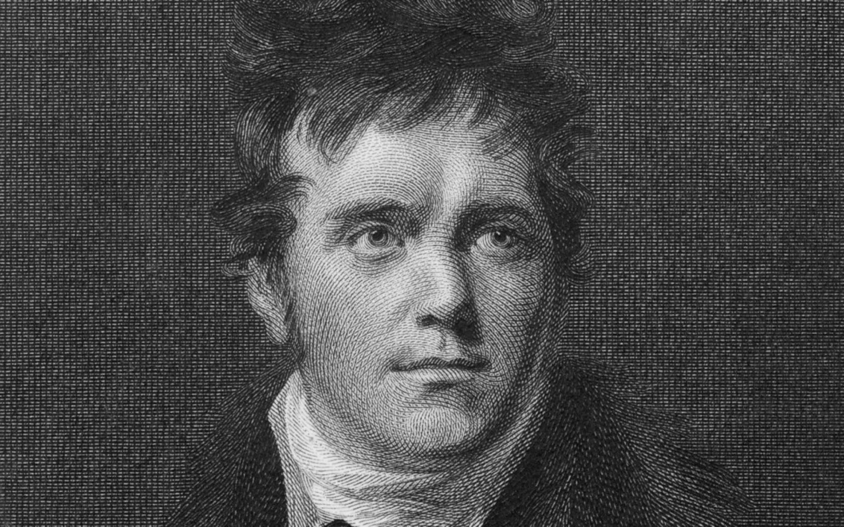 English traveller and mineralogist Edward Daniel Clarke, LLD (1769 - 1822), circa 1800. Engraved by Golding after a painting by John Opie.