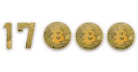 Bitcoinpriset över 17 000 dollar – mindre än 15 procent från 