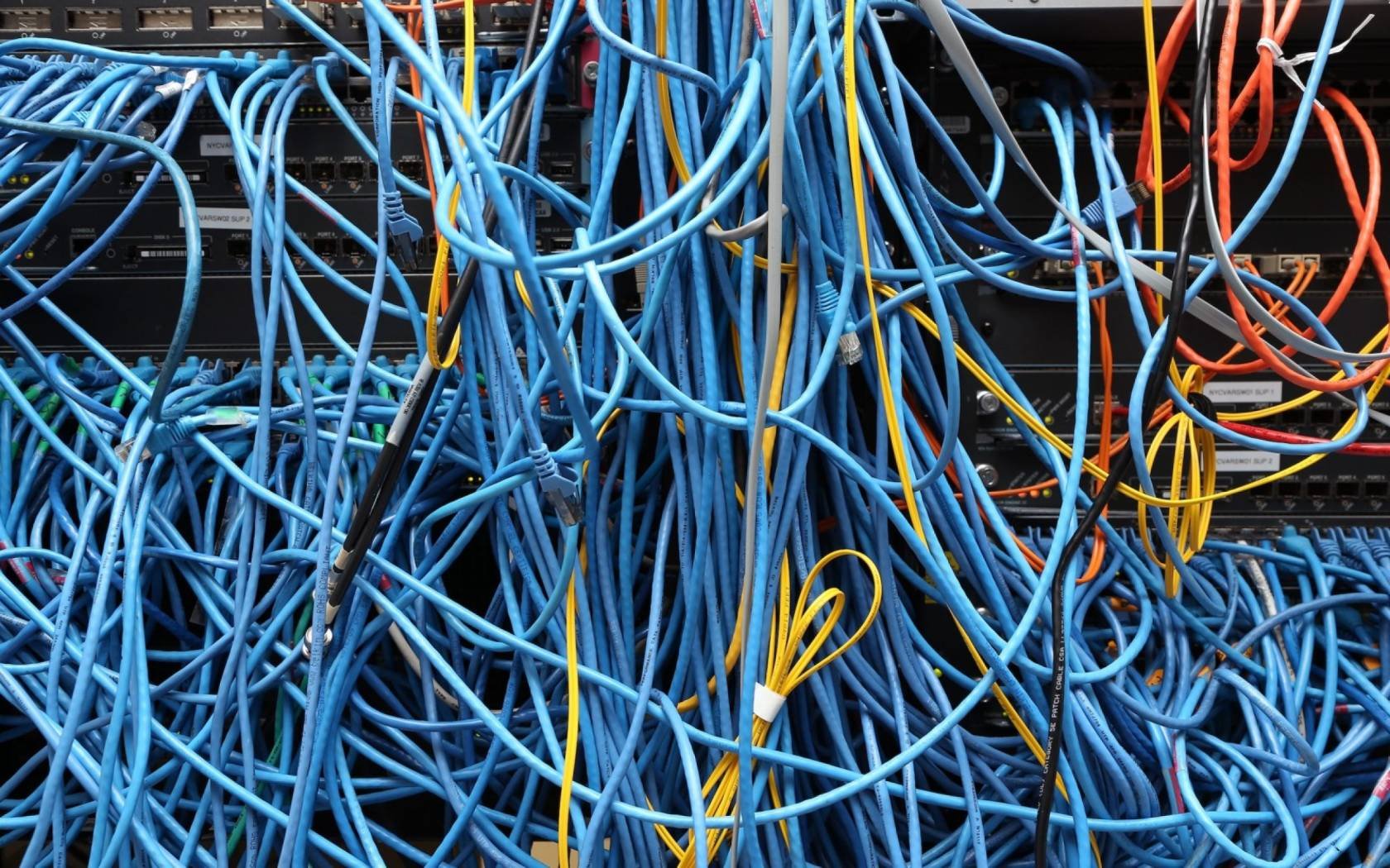 A network server in New York City, 2014.
