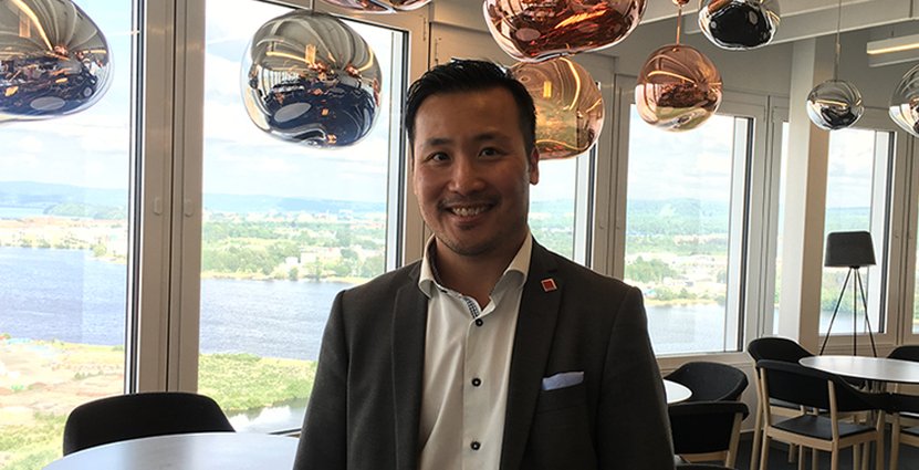 Kent Ly, ägare av Junglethai och ordförande i Taste JKGP är nöjd efter mötet med stadens politiker. 