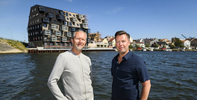 Pär Hjalmarsson och Robert Carlsson, vars kunskap<br />
 avgjorde Kais inriktning.  Andreas Blomlöv/Sydöstran