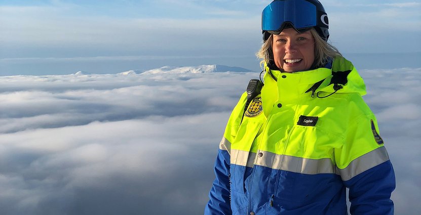 Sophie Lanner, arbetsledare på Skistar. Foto: Privat