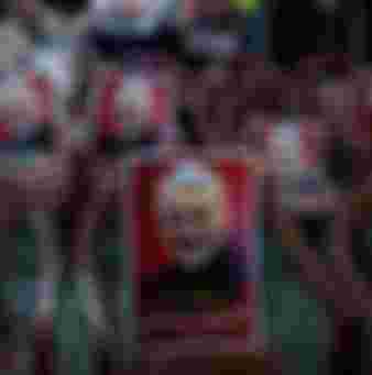 Posters of slain Iranian Revolutionary Guard General Qassem Soleimani.