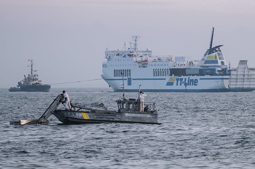 Marco Polo oljeutsläpp Kustbevakningen