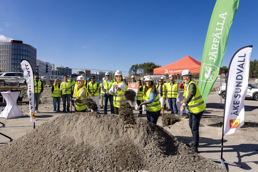Åke Sundvall byggstartar nytt kvarter vid tunnelbanan i Barkarbystaden