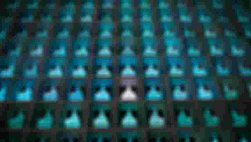 Glass Buddha alters are lit up in Koukokuji temple on July 7, 2016 in Tokyo, Japan. Operated by the Koukokuji buddhist temple, The Ruriden columbarium at the Koukoko-ji Temple houses over 2,046 crystal Buddha statues, each illuminated by high-powered LED lights. Behind each Buddha is a drawer storing people's ashes. An IC card allows the owner of the alter to access the building and lights up the corresponding statue. The ashes are stored for 33 years before being buried below the Ruriden, currently 900 alters are in use as of July 2016. (Photo by Richard Atrero de Guzman/NurPhoto via Getty Images)