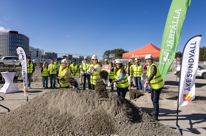 Åke Sundvall byggstartar nytt kvarter vid tunnelbanan i Barkarbystaden