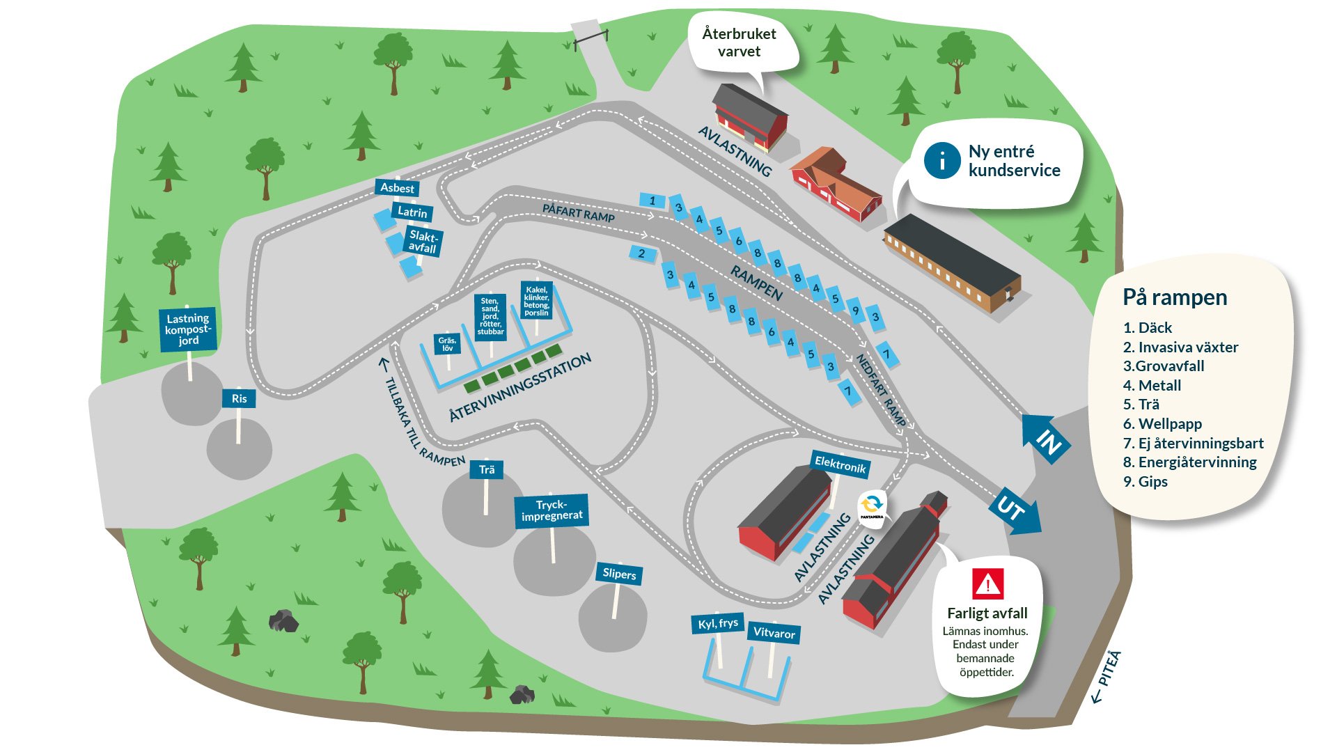 Karta &ouml;ver Bredviksbergets &Aring;VC
