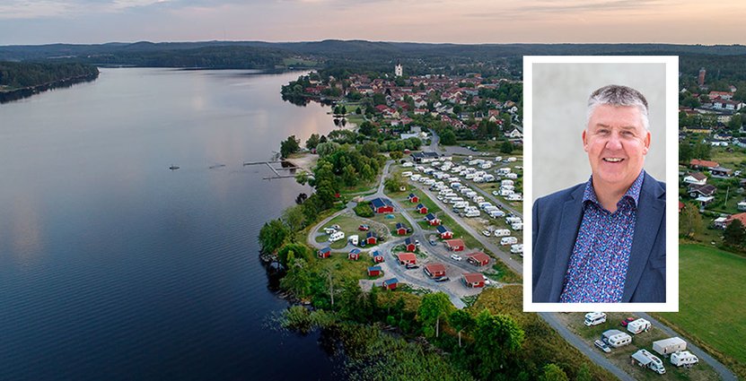 Peter Jansson, tf vd på SCR, hoppas på en starkare sensommar för landets campingar. Pressbild