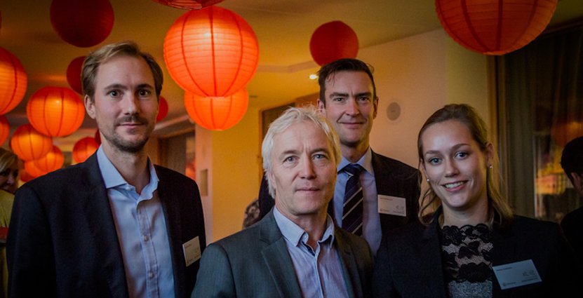 Fyra från DNB Markets: Karl Johan Kulling, Karl Johan Kulling, Ole B Humborstad och Maren Mathisen. 