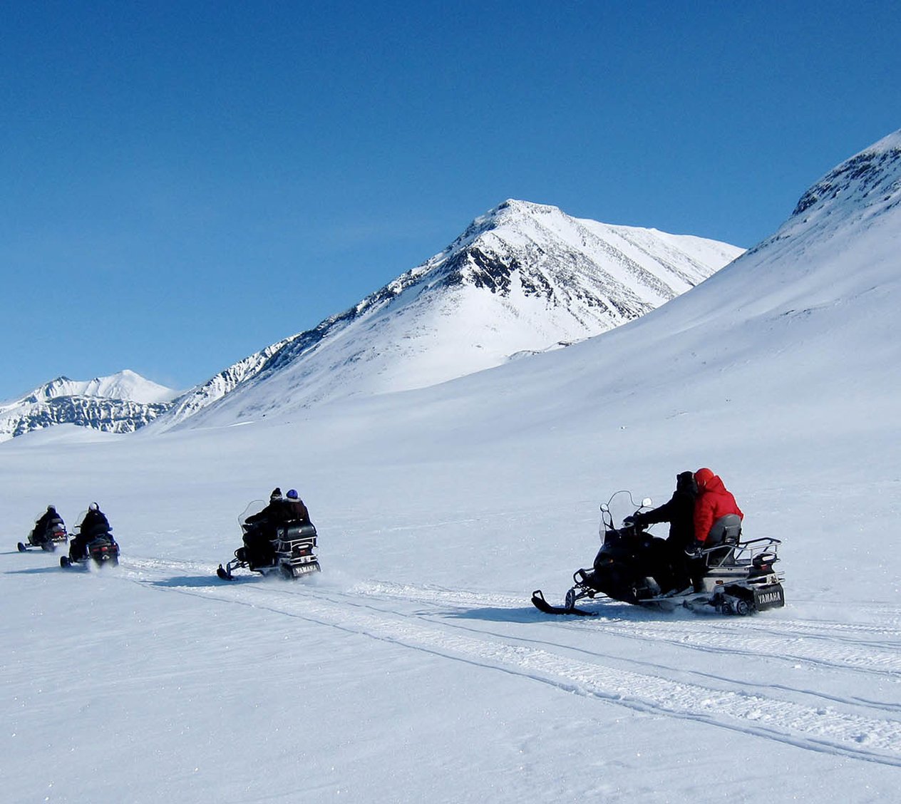 Skotertur kring Kebnekaise Enoks