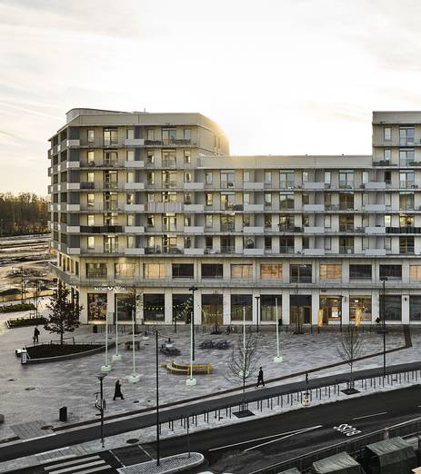 Atlas har en central placering i Barkarbystaden - granne med tunnelbanan som öppnar 2027 