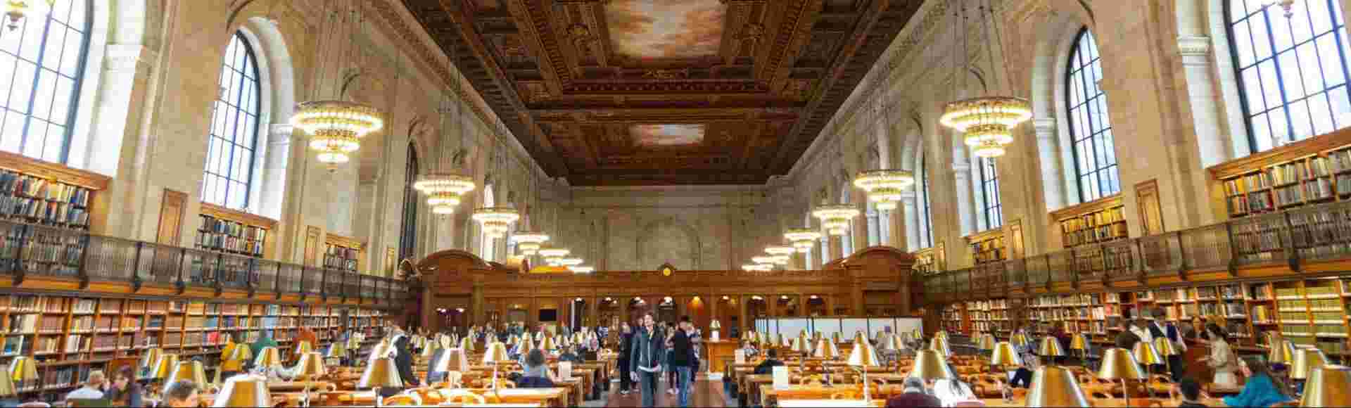 Rose Main Reading Room, New York Public Library, Manhattan, New York, USA.