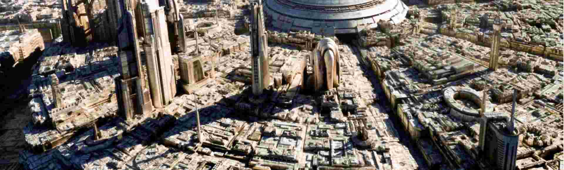 Coruscant in Star Wars.