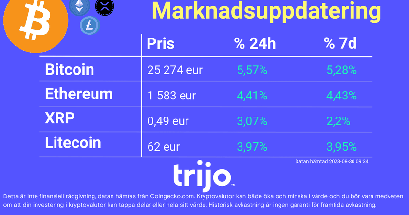Bitcoinpriset skjuter i höjden: Här är anledningarna!