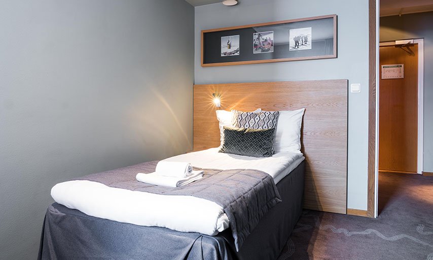 Hotell Riksgränsen enkel skidåkarrum