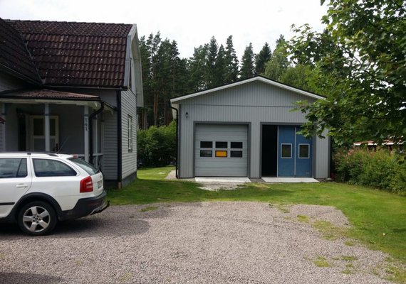 Maskinhall för hemmabruk