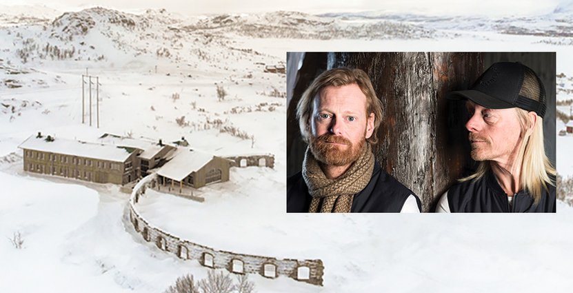 Allt började med en omöjlig dröm hos tre vänner, Clas Darvik, Jossi Lindblom (tv) och Patrik Strömsten (th). Foto: Niehku Mountain Villa