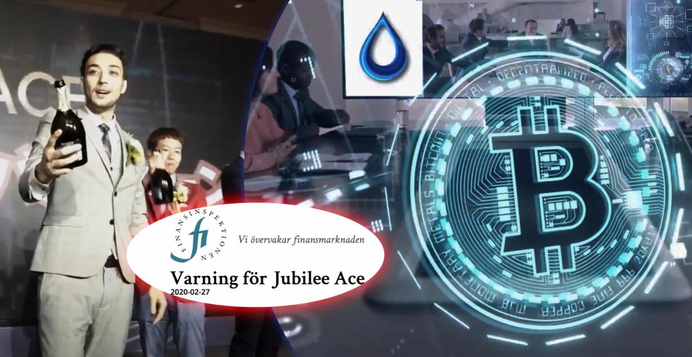 Finansinspektionen varnar allmänheten för MLM-företaget Jubilee Ace