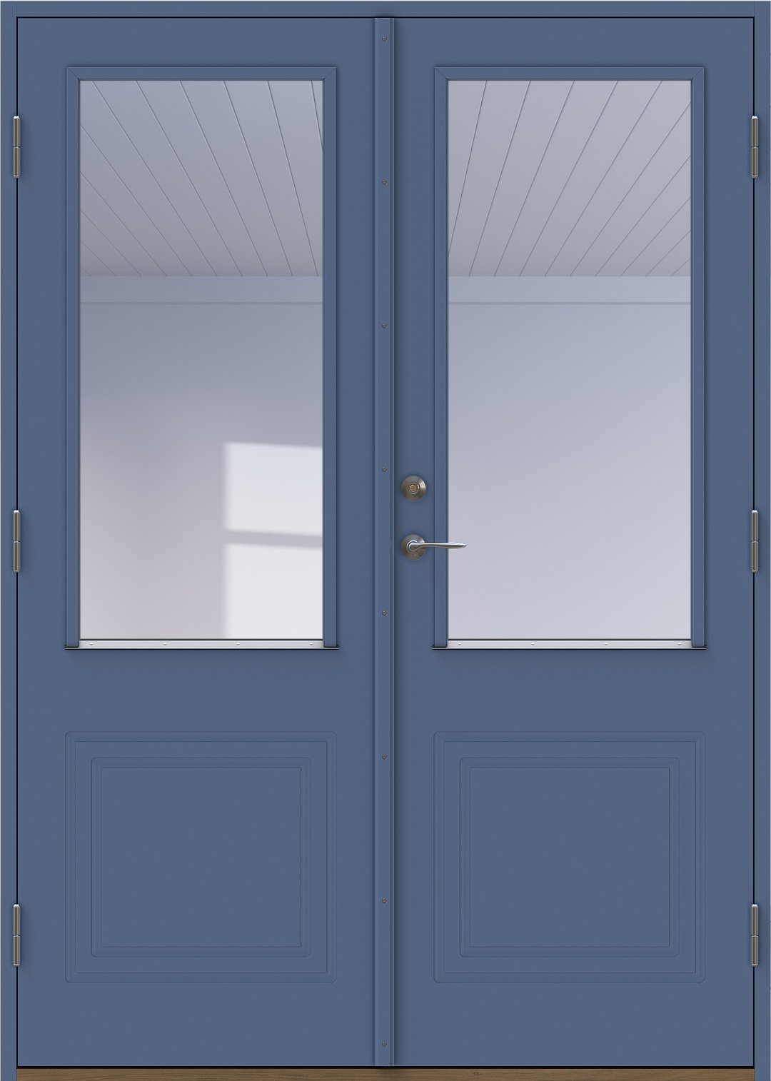 Alexandrit pardörr Blå