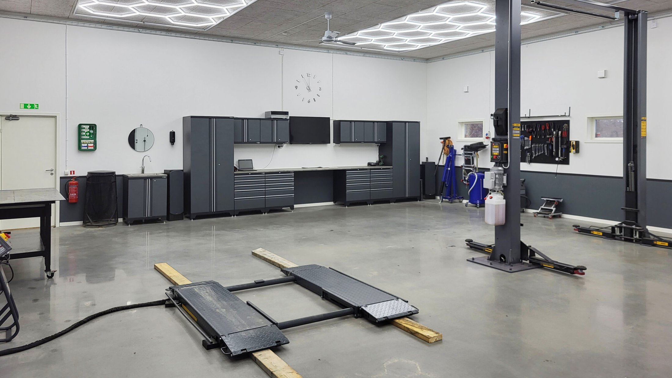 Kombinerad maskinhall