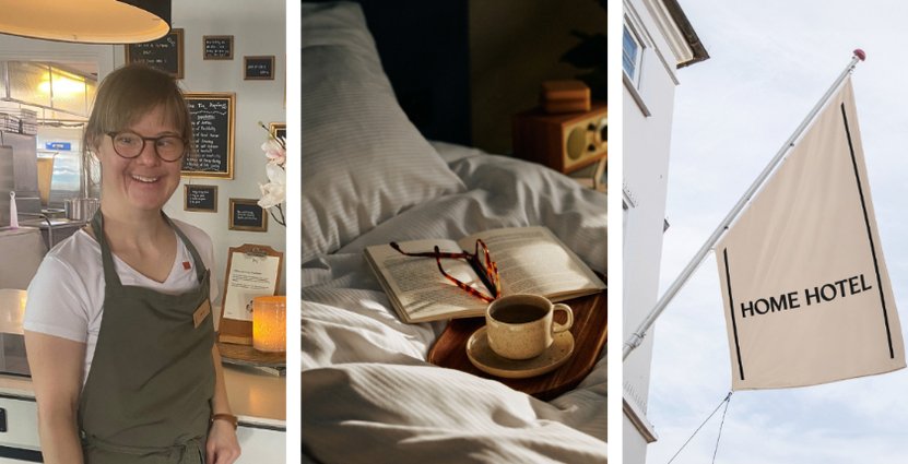 Julia Ellborg, medarbetare på Home Hotel Fregatten i Varberg.  