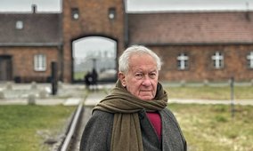 Simon Schama at Auschwitz-Birkenau.
