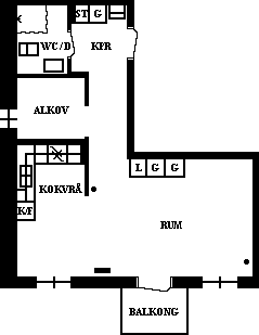 PlanlösningRullstensgatan 25 B