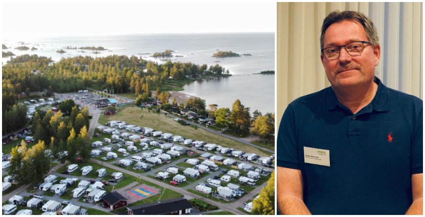 Jonas Westman driver Vita Sandars camping tillsammans med sin brorson Rickard Westman. 