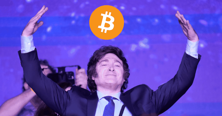 Bitcoin-politiker tar ledningen i Argentinas presidentförval