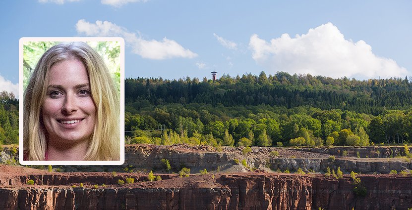 Anna Bergengren leder projektet att göra platåbergslandskapet<br />
 till Sveriges första Unesco globala geopark. 