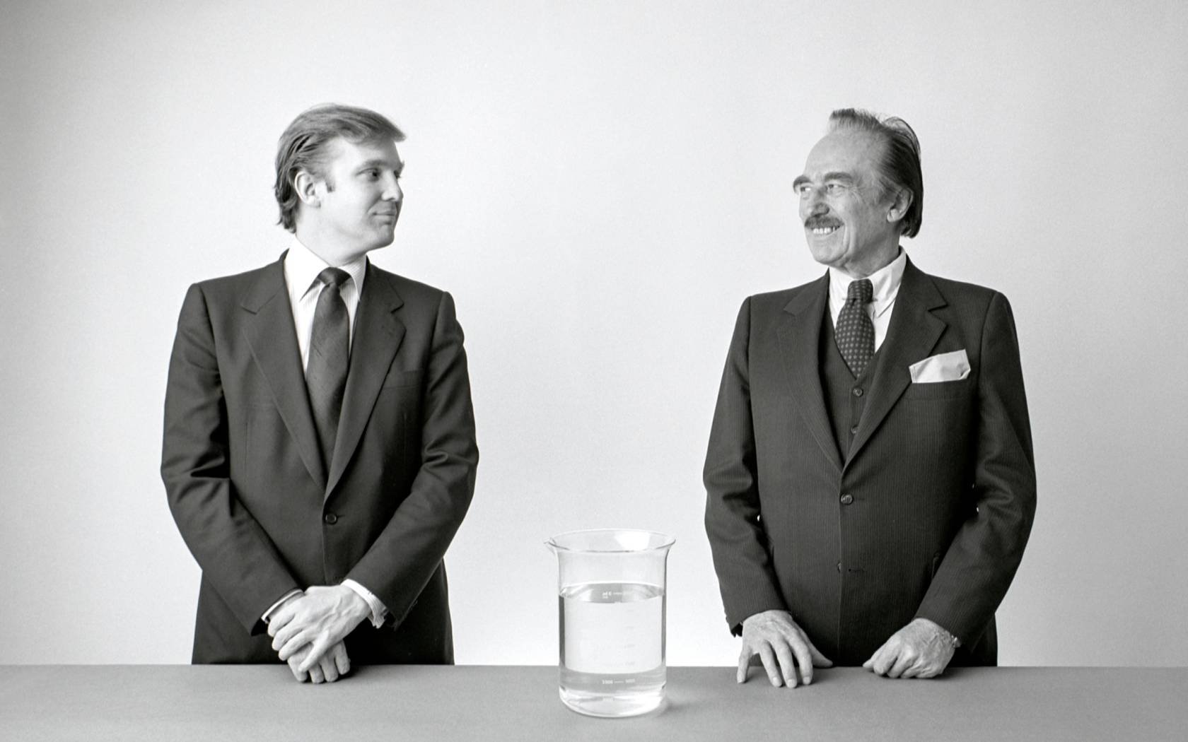 Donald and Fred Trump. Credit: Bill Truran / Alamy Stock Photo