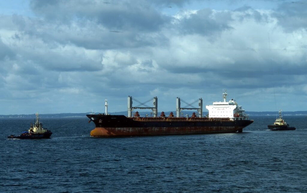 Meshka grundstötning i Öresund utanför Landskrona