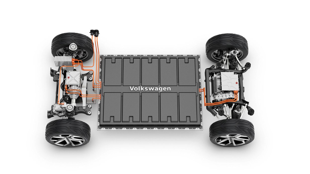 VW:s elbilsplattform MEB. Foto: VW